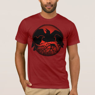 Raven Shirts Raven Cool Crow Wild Bird T - Shirt