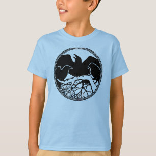 Raven Shirts Raven Crow Art Kid's Sweatshirt