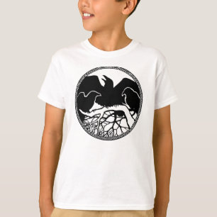 Raven Shirts Raven Crow Art Kid's Sweatshirt
