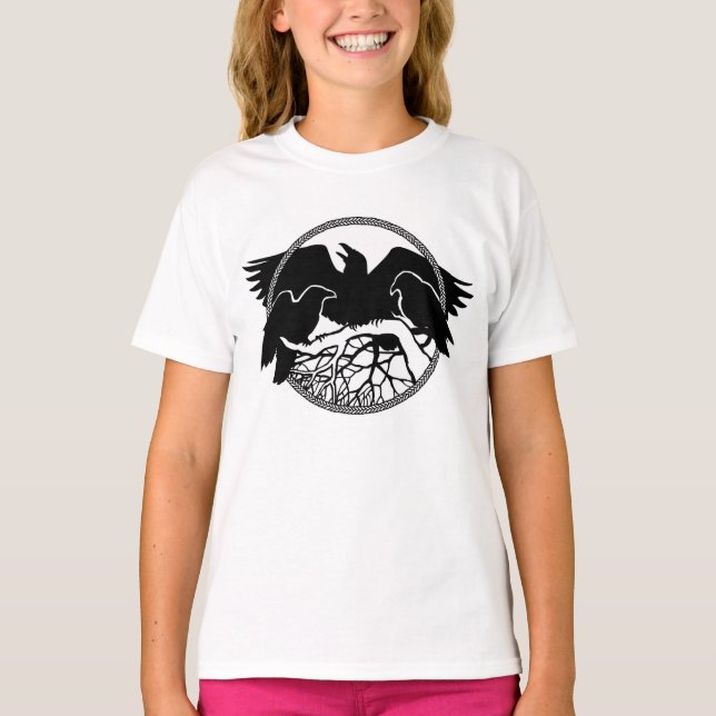Raven Shirts Raven / Crow Art T - Shirt (Vorderseite)