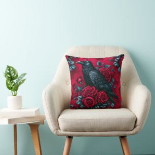 Raven Song 16x16 Throw Kissen
