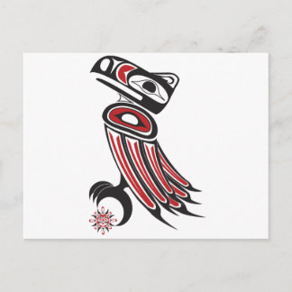 Raven stiehlt die Sonne Postkarte