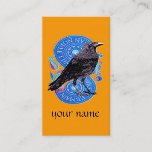 Raven Tarot Card Visitenkarte