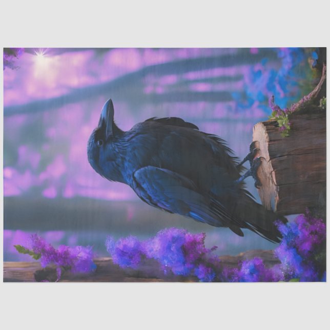 Raven Tissue Paper Seidenpapier (Vorderseite)