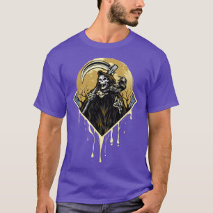 Raven TShirtGrim Sensenmann Crow Engel of Death Oc T-Shirt