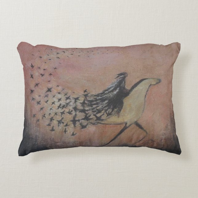 Raven Wind Accent Pillow Dekokissen (Vorderseite)