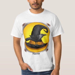 Raven Witch Hat T - Shirt