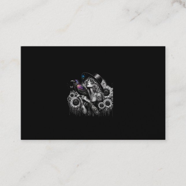 Raven Witch Visitenkarte (Vorderseite)