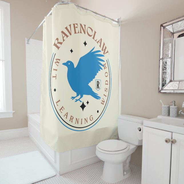 RAVENCLAW™ Blue Eagle House Pride Abzeichen Duschvorhang (Beispiel)