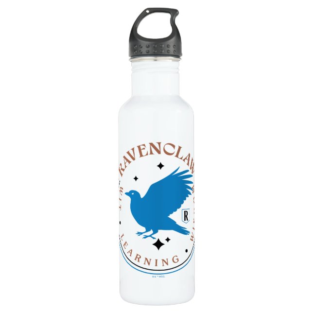 RAVENCLAW™ Blue Eagle House Pride Abzeichen Edelstahlflasche (Vorderseite)