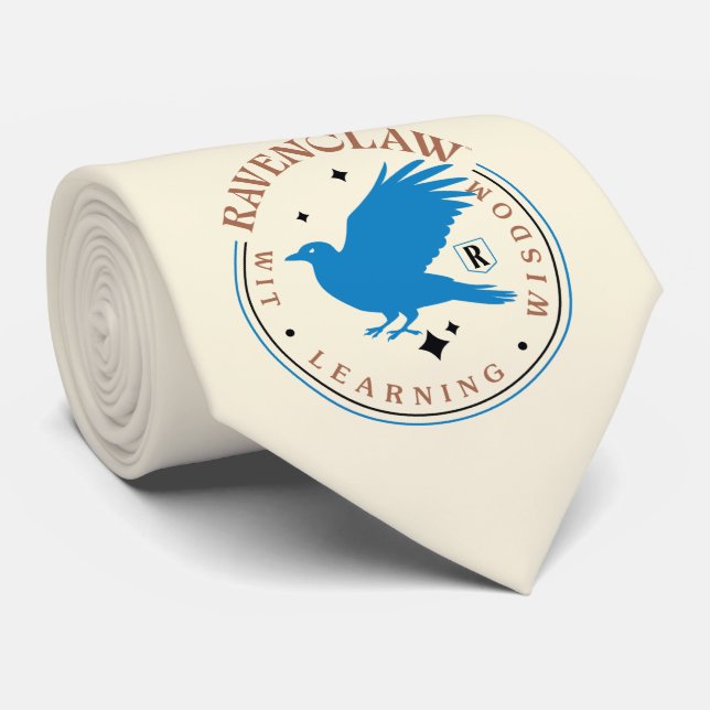 RAVENCLAW™ Blue Eagle House Pride Abzeichen Krawatte (Gerollt)