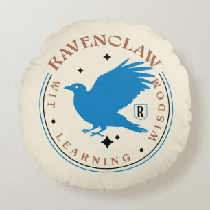 RAVENCLAW™ Blue Eagle House Pride Abzeichen Rundes Kissen