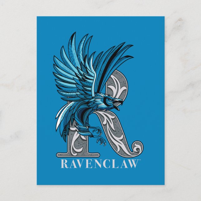 RAVENCLAW™ Crosshatched Emblem Einladungspostkarte (Vorderseite)