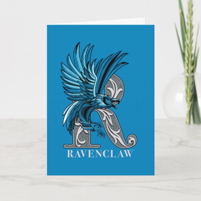 RAVENCLAW™ Crosshatched Emblem Karte (Vorderseite)