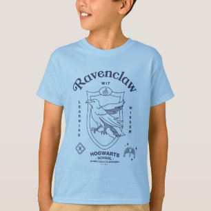 RAVENCLAW™ Geistreicher Lernender Weisheitswappen T-Shirt