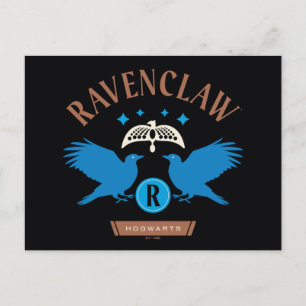 RAVENCLAW™ Haus Double Eagle Diadem Grafik Postkarte