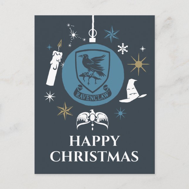 RAVENCLAW™ Holiday Bauble Graphic Feiertagspostkarte (Vorderseite)