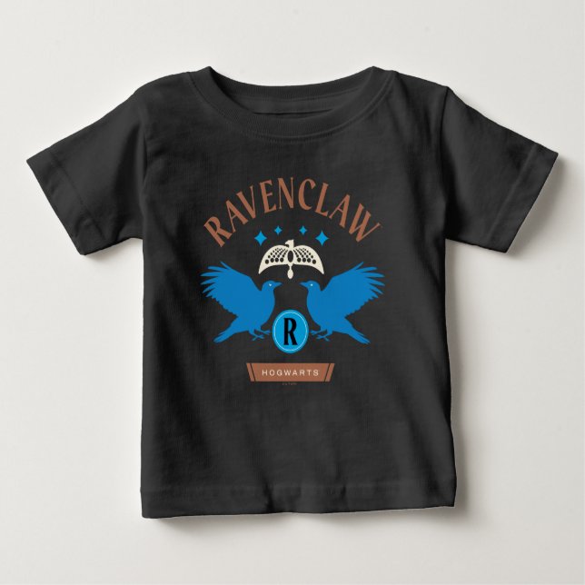 RAVENCLAW™ House Double Eagle Diadem Graphic Baby T-shirt (Vorderseite)