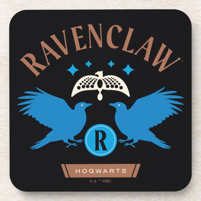 RAVENCLAW™ House Double Eagle Diadem Graphic Getränkeuntersetzer (Vorderseite)