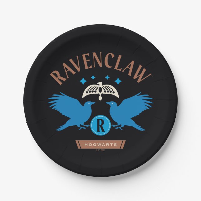 RAVENCLAW™ House Double Eagle Diadem Graphic Pappteller (Vorderseite)