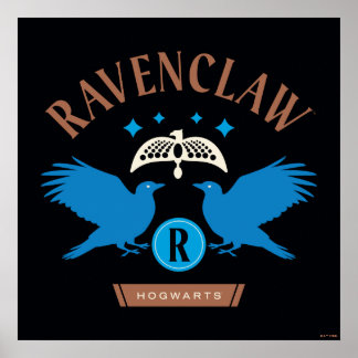 RAVENCLAW™ House Double Eagle Diadem Graphic Poster
