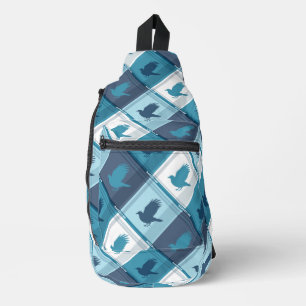 RAVENCLAW™ Tartan Kariertes Muster Crossbody Bag