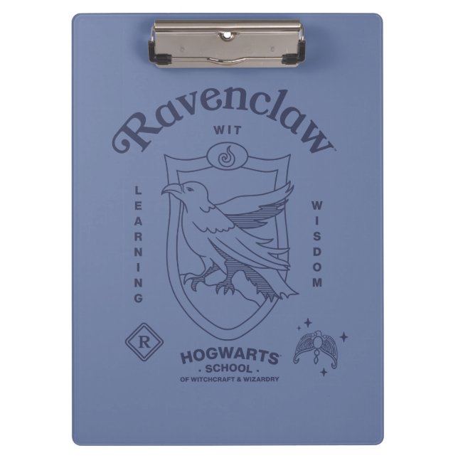 RAVENCLAW™ Wit Learning Wisdom Crest Klemmbrett (Vorderseite)