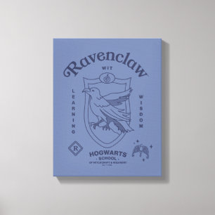 RAVENCLAW™ Witz Lernweisheit Wappen Leinwanddruck
