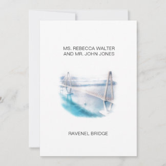 Ravenel Bridge - Charleston Feiertagskarte