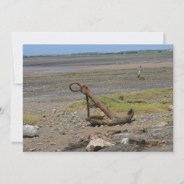Ravenglass Harbour - Lake District Flat Card Karte (Vorderseite)