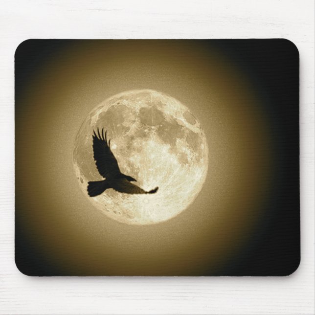 RavenMoonFlight Mousepad (Sepia) (Vorne)