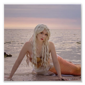 Ravenna Beach Mermaid Fotodruck