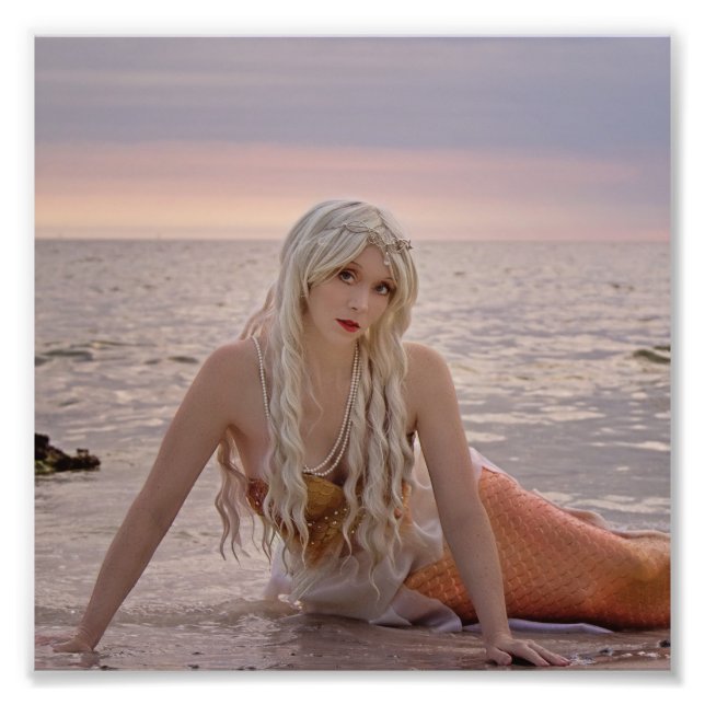 Ravenna Beach Mermaid Fotodruck (Vorne)
