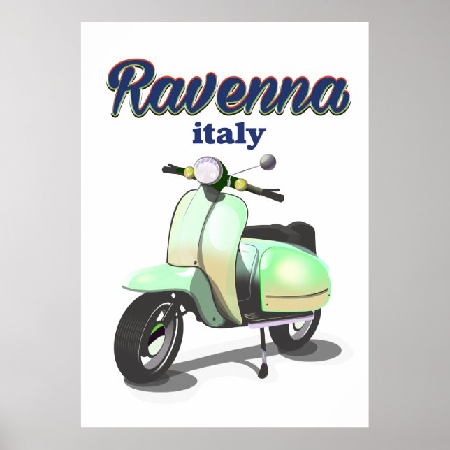 Ravenna Italien Jahrgang Reisen Plakat (Vorne)
