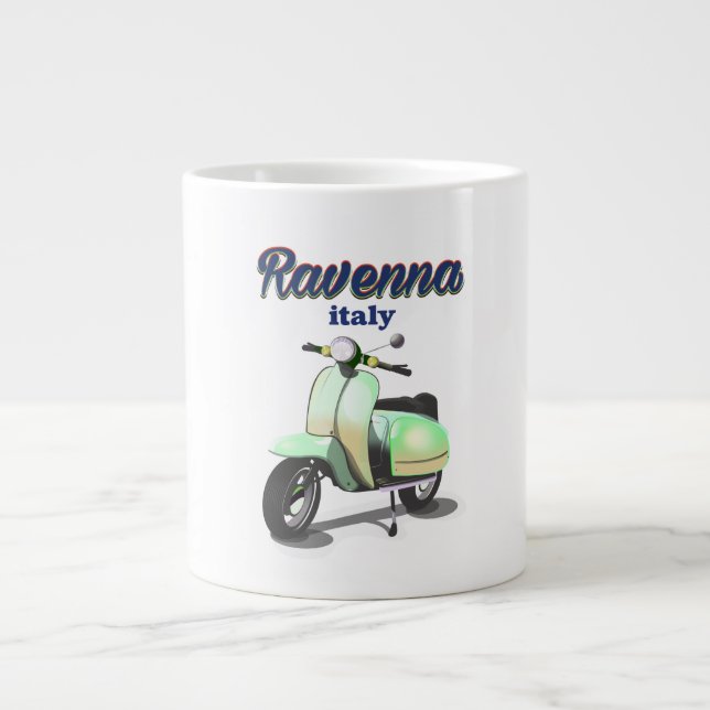 Ravenna Italien Jahrgang Reisen Plakat Jumbo-Tasse (Vorderseite)