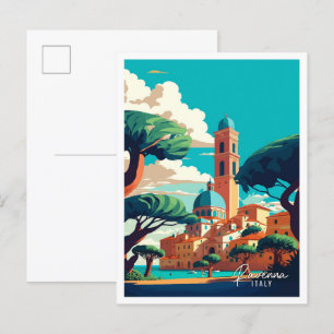 Ravenna Italien Kunst Vintage-Reiseillustration Postkarte