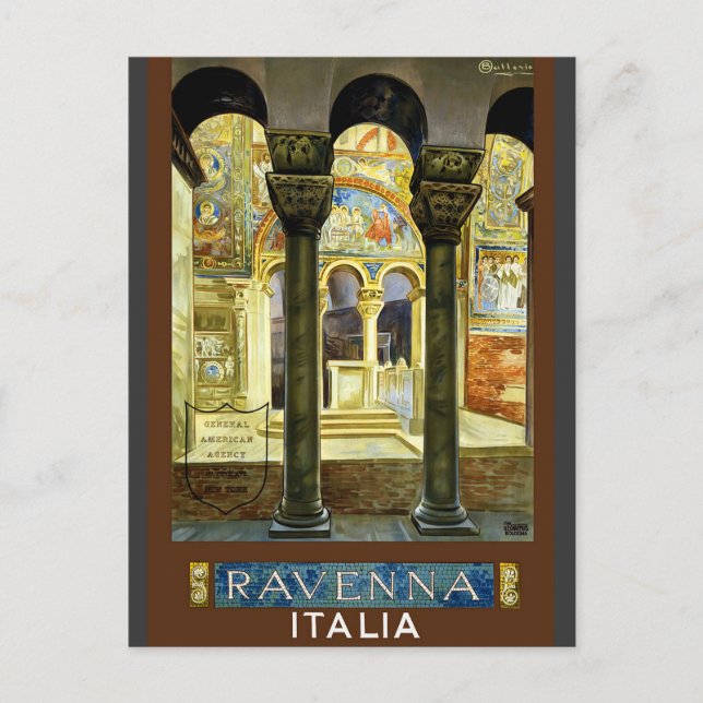 Ravenna Italien Postkarte (Vorderseite)