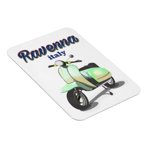Ravenna Italien Vintage-Reiseposter Magnet