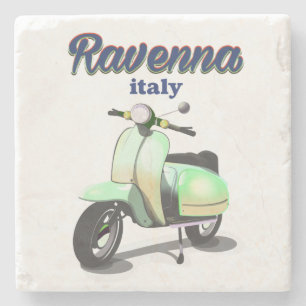 Ravenna Italien Vintage-Reiseposter Steinuntersetzer