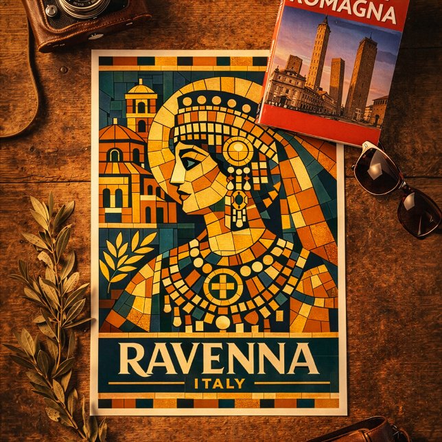 Ravenna Italy Byzantine Empress Mosaic Poster (Von Creator hochgeladen)