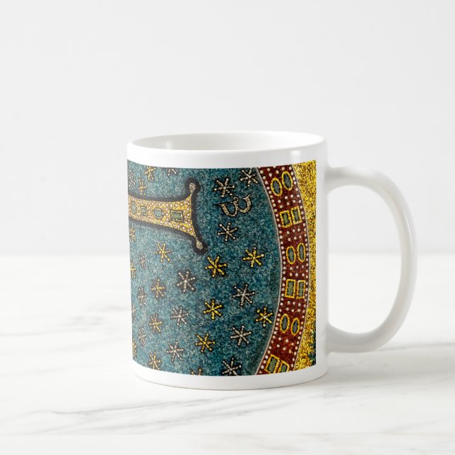 Ravenna-Mosaik-Kreuz Kaffeetasse (Rechts)