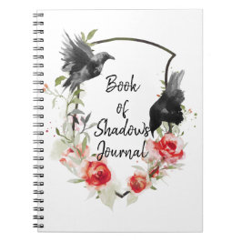 Raven's and Rose Book of Shadows Journal Notizblock