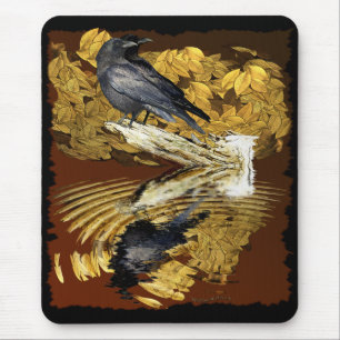 RAVENS & AUTUMN POND Collection Mousepad