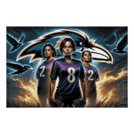 Ravens Baltimore 14 Poster
