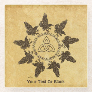 Ravens Circle Dance Glasuntersetzer