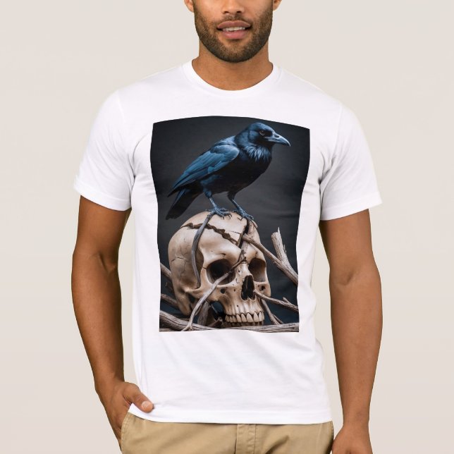 Raven's Erholung Skeleton Reverie T-Shirt (Vorderseite)
