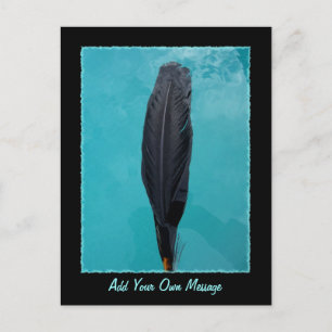 Raven's Feather Postkarte