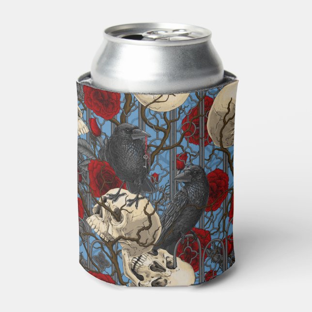 Raven's Geheimnis. Dunkle und launische gotische I Dosenkühler (Kanne Vorderseite)