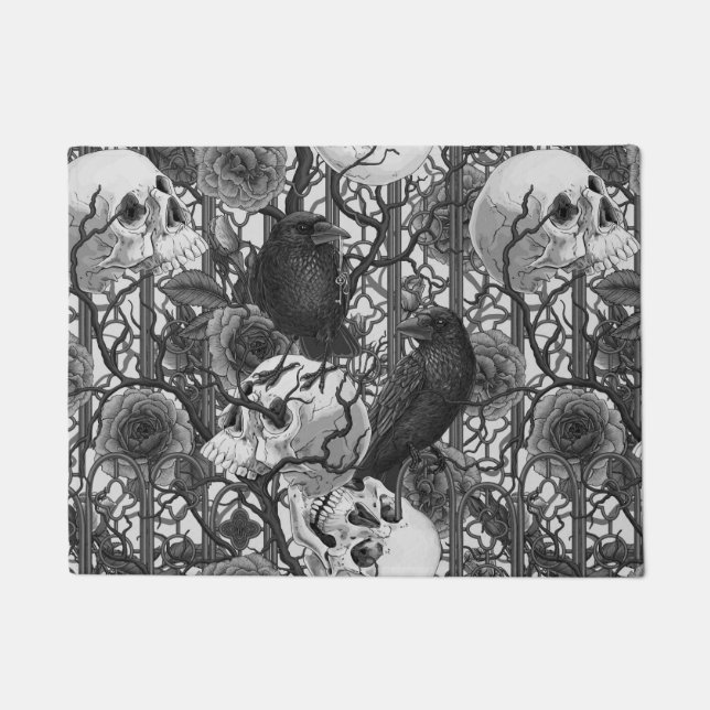 Raven's Geheimnis. Dunkle und launische gotische I Fußmatte (Vorderseite)