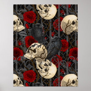 Raven's Geheimnis. Dunkle und launische gotische I Poster